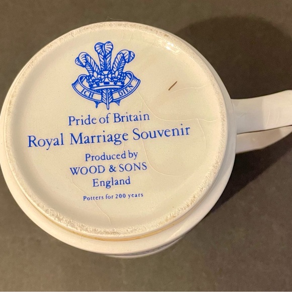 VTG 1981 The Royal Marriage Lady Diana and Princess of Wales Commemorative Mug - Picture 4 of 6